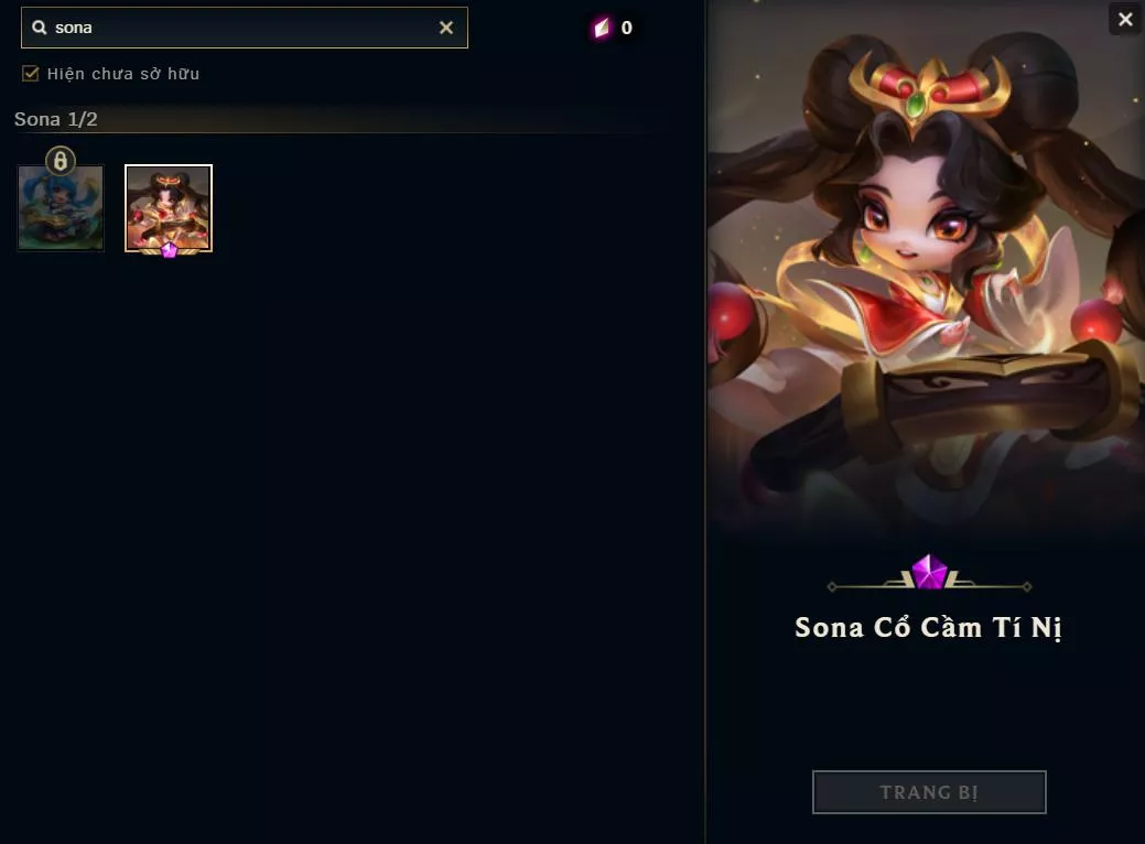 Acc TFT Pet Sona Cổ Cầm Tí Nị, trắng thông tin