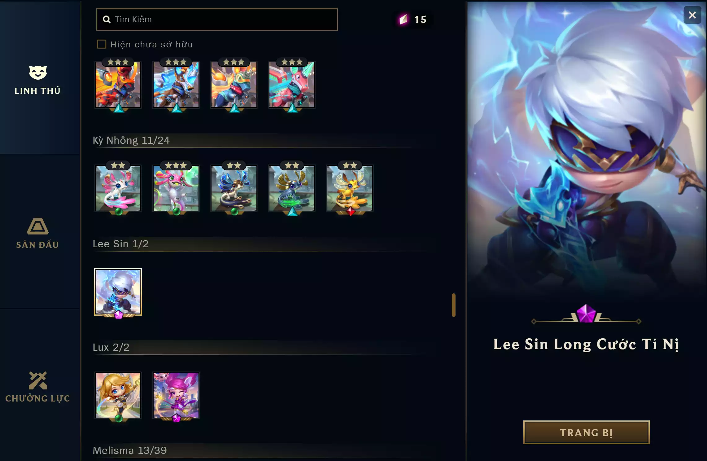 Ảnh 🔰 10 TÍ NỊ PET TÍM 🔰 4 SÀN TÍM 🔰 4 PET TÍ NỊ ▶ PET TÍM - AHRI - ANNIE  - ASHE -  KAISA - JINX - LUX- LEESIN - YASUO - AOSHIN - POGGLES ✅ SÀN - EVERYTHING GOSE ✅ SÀN - NGÔI NHÀ THỎ VÀNG ✅ SÀN - HỘI CHỢ NHÂM DẦN ✅ SÀN - THÁNH ĐỊA THẦN LONG