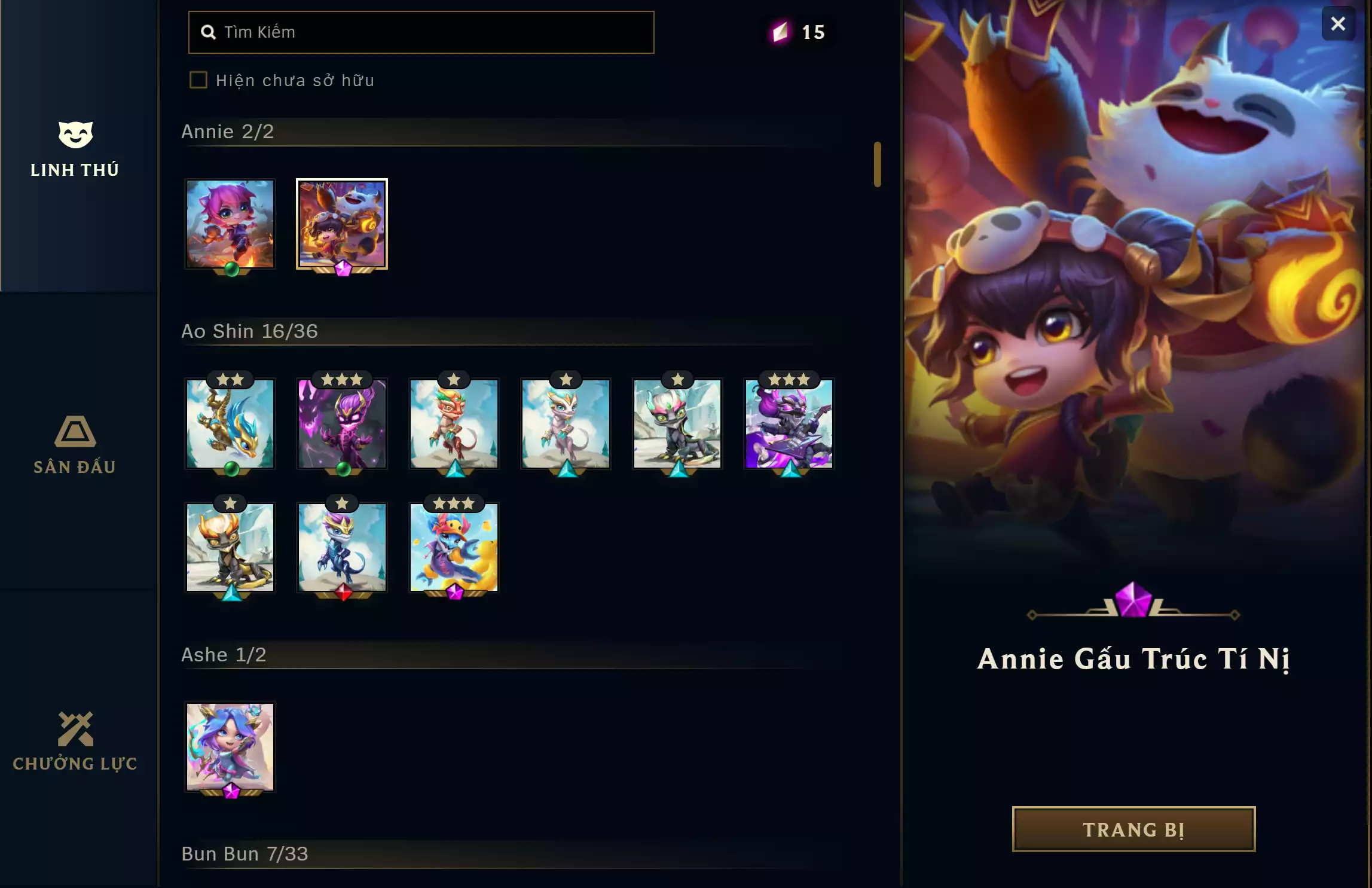 Ảnh 🔰 10 TÍ NỊ PET TÍM 🔰 4 SÀN TÍM 🔰 4 PET TÍ NỊ ▶ PET TÍM - AHRI - ANNIE  - ASHE -  KAISA - JINX - LUX- LEESIN - YASUO - AOSHIN - POGGLES ✅ SÀN - EVERYTHING GOSE ✅ SÀN - NGÔI NHÀ THỎ VÀNG ✅ SÀN - HỘI CHỢ NHÂM DẦN ✅ SÀN - THÁNH ĐỊA THẦN LONG