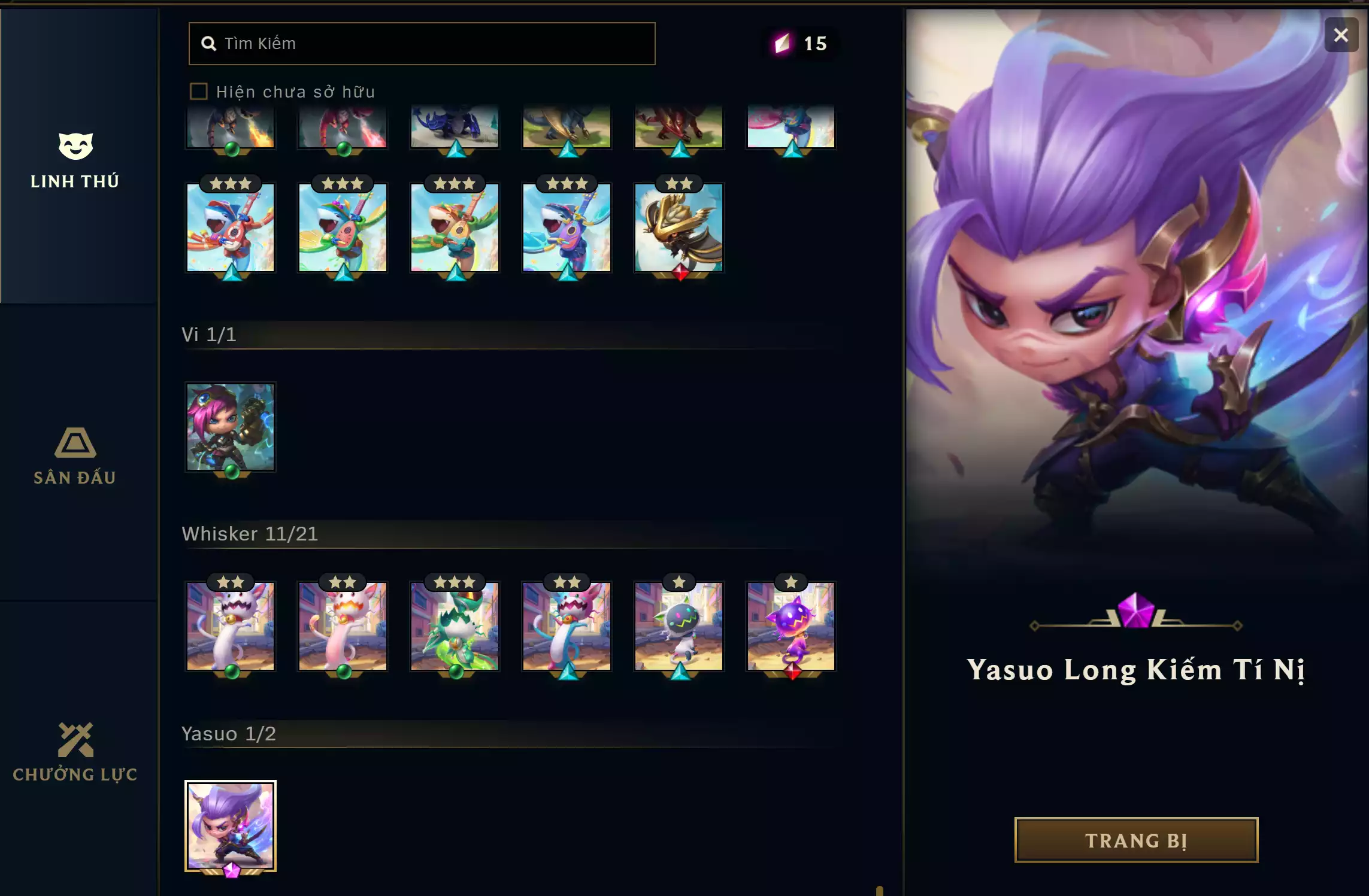 Ảnh 🔰 10 TÍ NỊ PET TÍM 🔰 4 SÀN TÍM 🔰 4 PET TÍ NỊ ▶ PET TÍM - AHRI - ANNIE  - ASHE -  KAISA - JINX - LUX- LEESIN - YASUO - AOSHIN - POGGLES ✅ SÀN - EVERYTHING GOSE ✅ SÀN - NGÔI NHÀ THỎ VÀNG ✅ SÀN - HỘI CHỢ NHÂM DẦN ✅ SÀN - THÁNH ĐỊA THẦN LONG