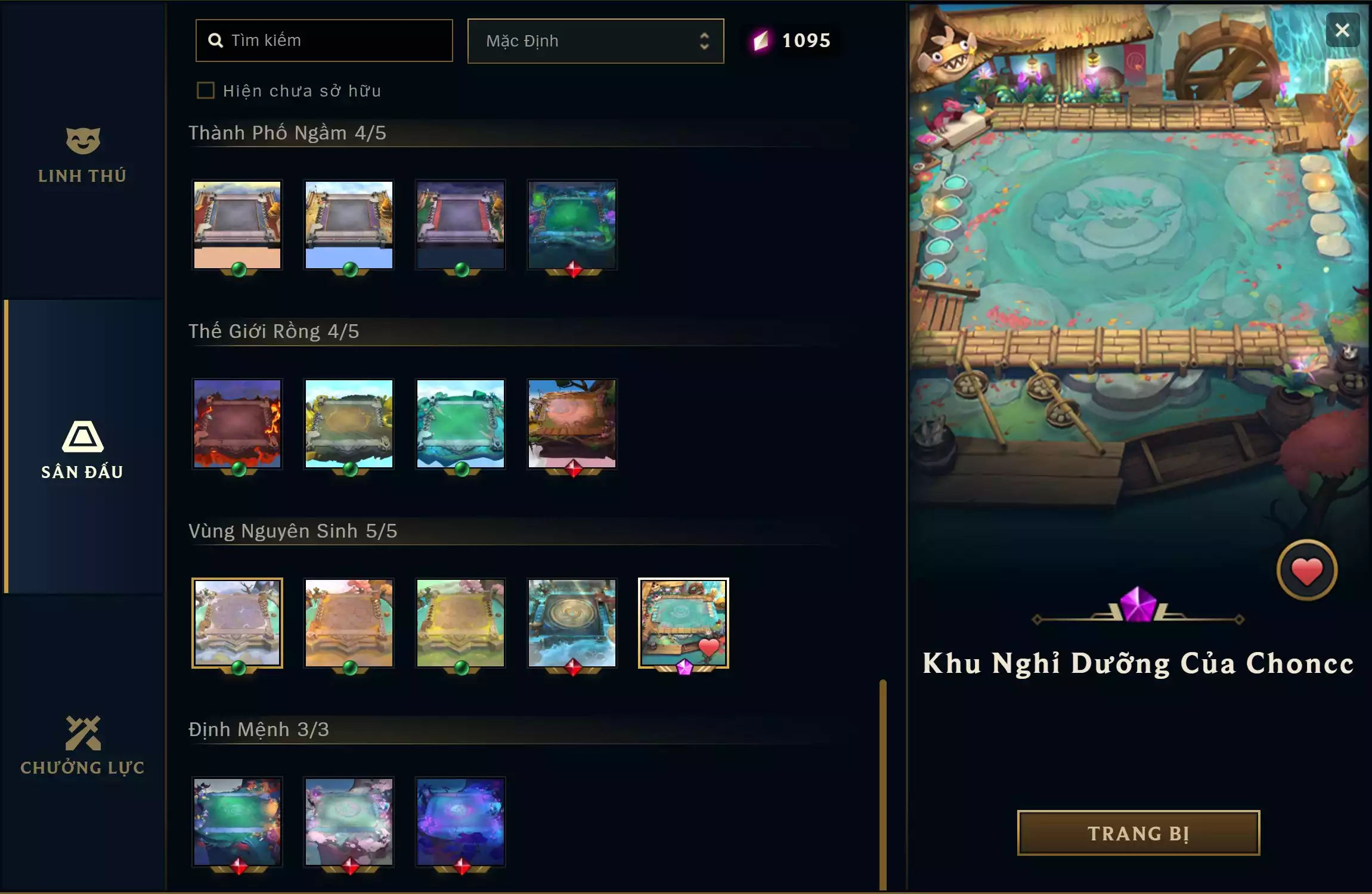 Ảnh 🔰 ACC VIP CHUYÊN TFT - ĐTCL 💎 8 PET TÍ NỊ TÍM  💎 4 SÀN TÍM 💎 7 PET TÍ NỊ THƯỜNG 🔰 230 SKIN (15%) FULL SKIN SHOP 🔰 FULL THÔNG TIN