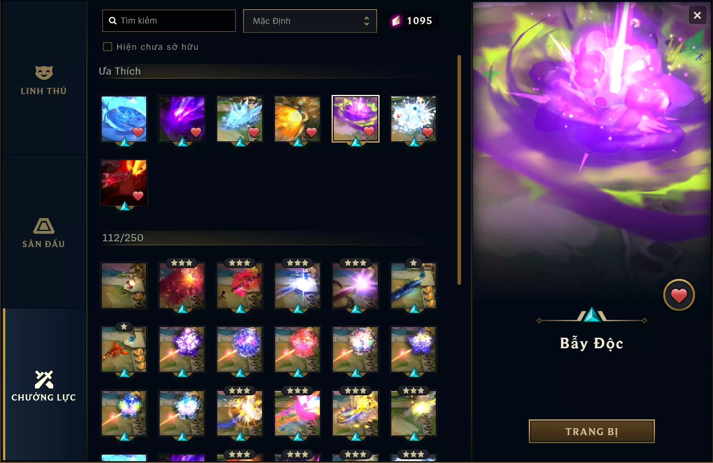 Ảnh 🔰 ACC VIP CHUYÊN TFT - ĐTCL 💎 8 PET TÍ NỊ TÍM  💎 4 SÀN TÍM 💎 7 PET TÍ NỊ THƯỜNG 🔰 230 SKIN (15%) FULL SKIN SHOP 🔰 FULL THÔNG TIN