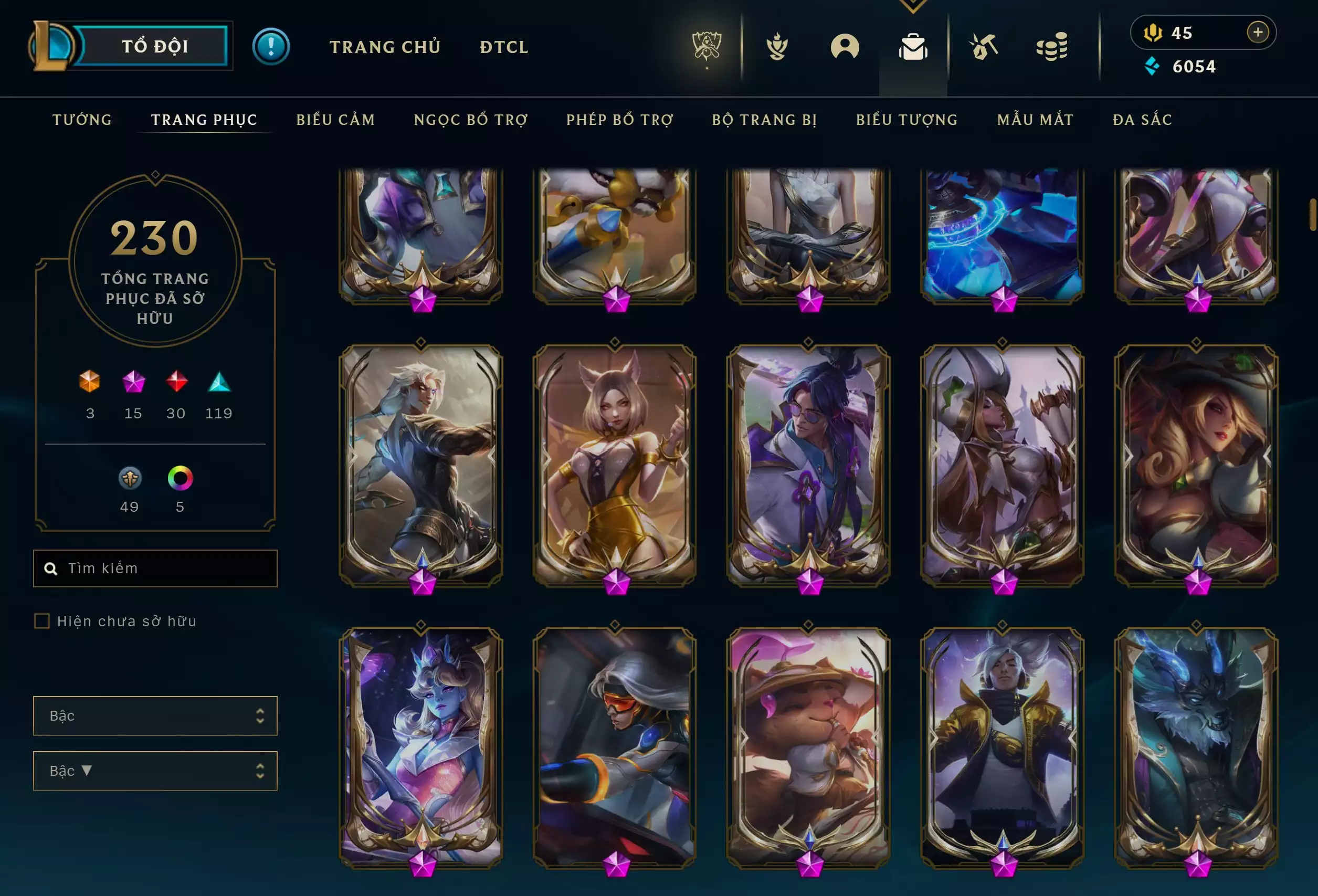 Ảnh 🔰 ACC VIP CHUYÊN TFT - ĐTCL 💎 8 PET TÍ NỊ TÍM  💎 4 SÀN TÍM 💎 7 PET TÍ NỊ THƯỜNG 🔰 230 SKIN (15%) FULL SKIN SHOP 🔰 FULL THÔNG TIN