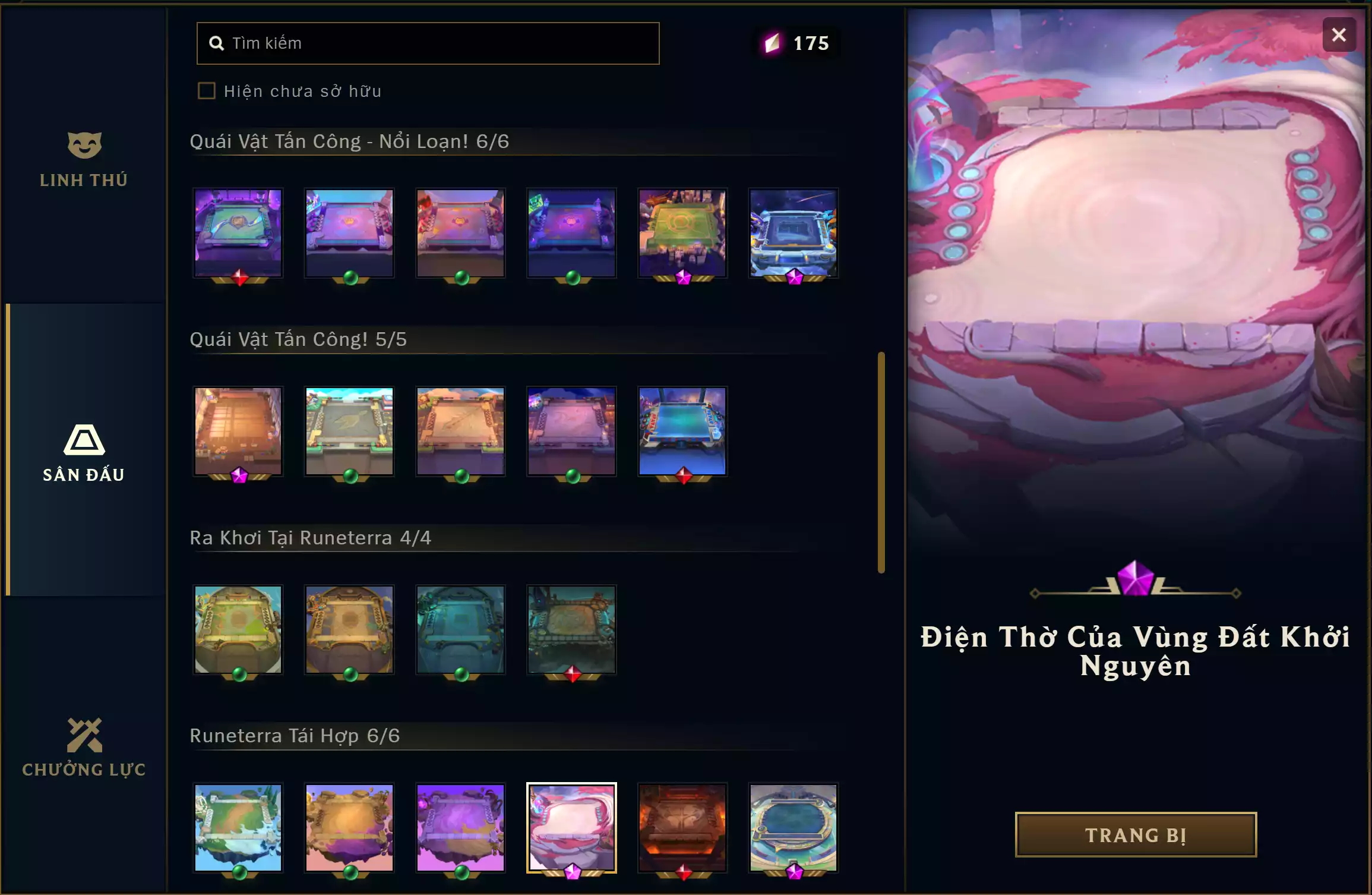 Ảnh 🔰 ACC VIP FULL PET TFT 85% - FULL SÀN 85% 💎 16 PET TÍM 💎 12 PET TÍ NỊ TÍM 💎 8 SÀN TÍM 🔰 360 SKIN (20%) FULL SKIN SHOP 🔰 FULL THÔNG TIN